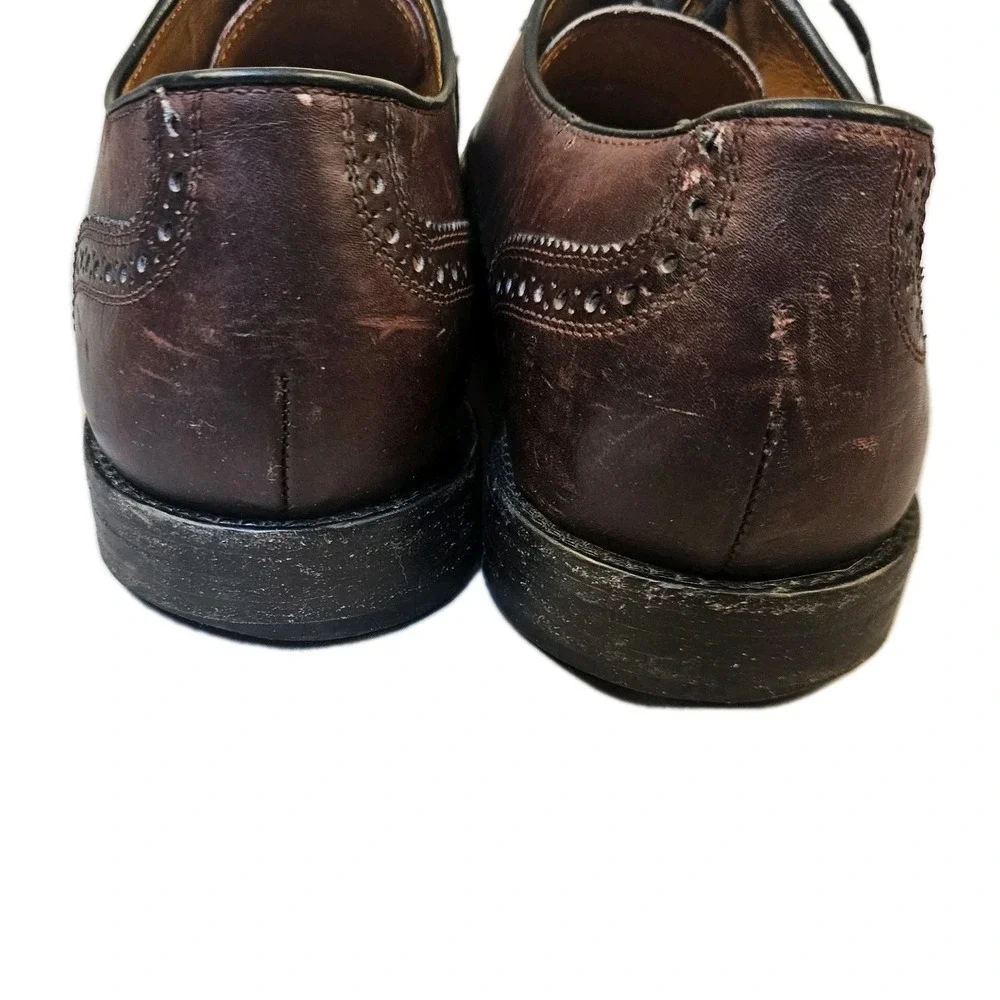 Cole Haan‎ American Classics Brown Leather Cap Toe Oxford Shoes Mens 9.5 E Wide